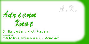 adrienn knot business card